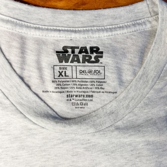 Gray Star Wars T-shirt - Picture 4 of 6